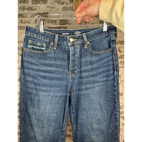 Old navy | women OG straight highrise denim button fly jeans - Picture 1 of 9